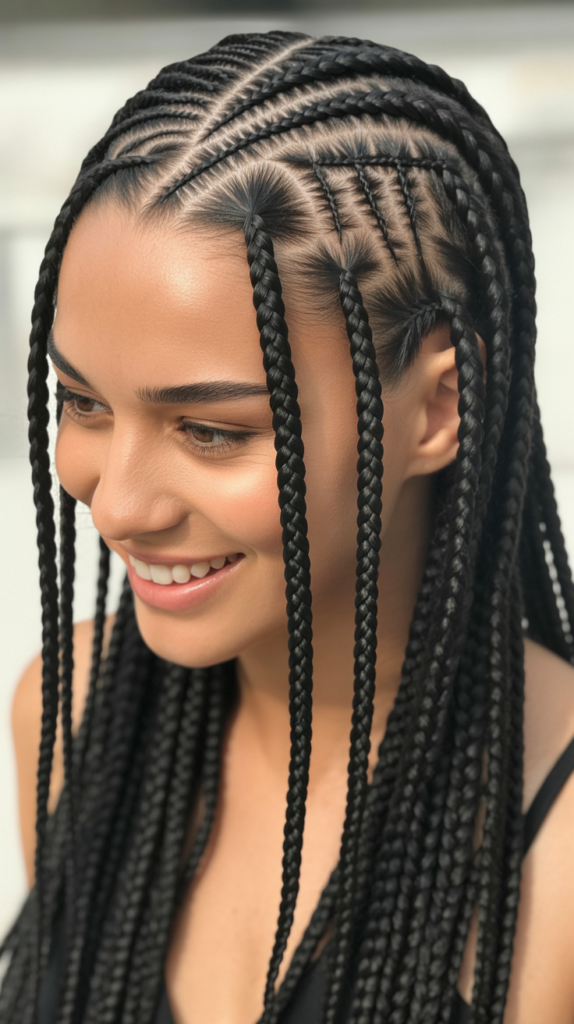 Stitch Braid Hairstyles for Long Hair