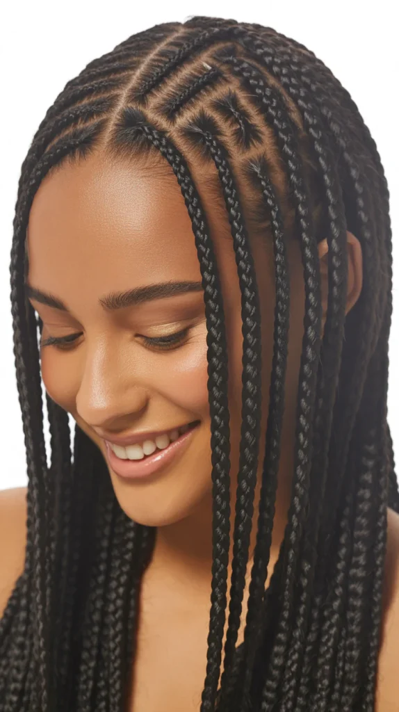 12 Stunning Straight Back Feed Braids
