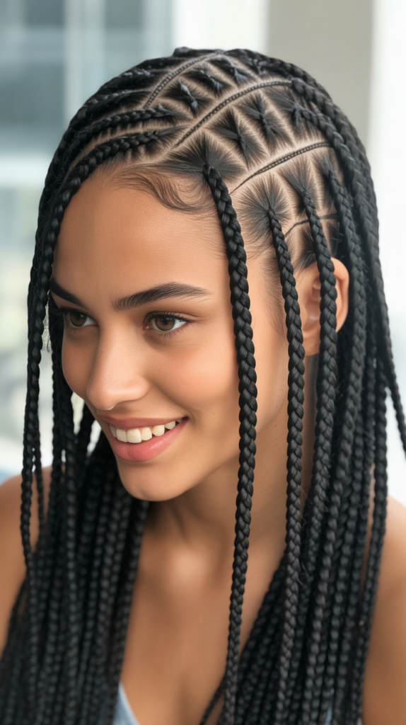Stitch Braid Hairstyles for a Fun Day Out