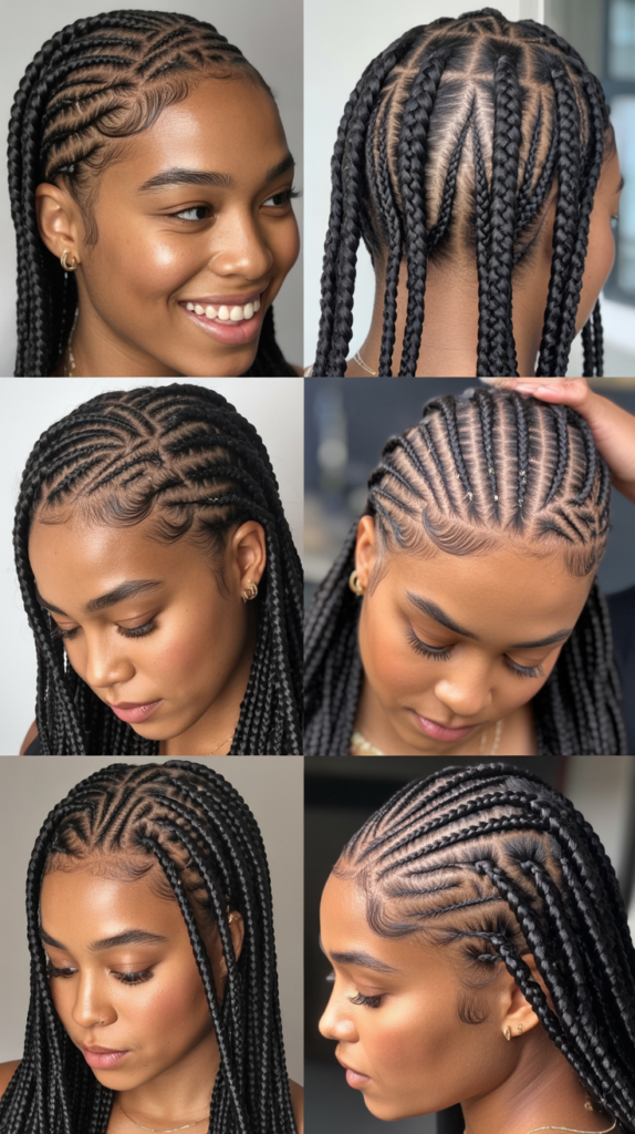  6 Feed-in Braids Hairstyles