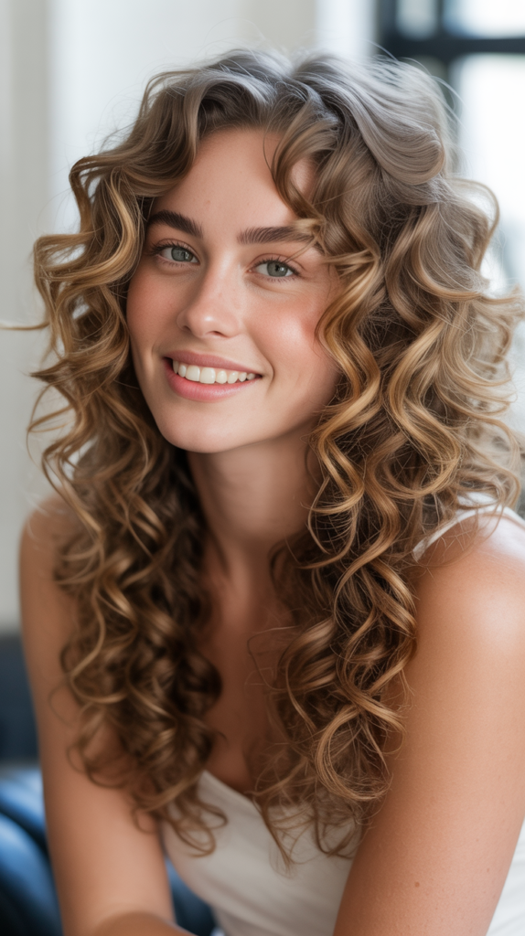Soft Curls for Long Hair
