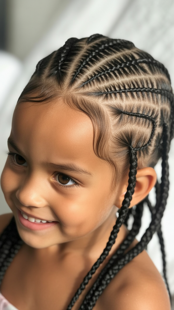 Easy Stitch Braid Hairstyles for Kids