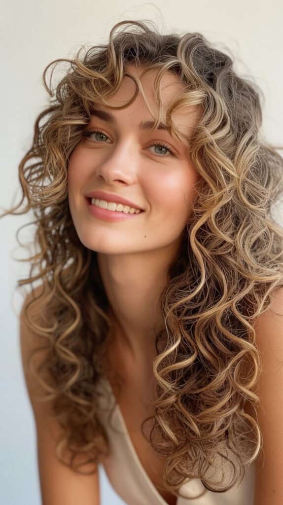  Soft Curls for Long Hair, Messy Style