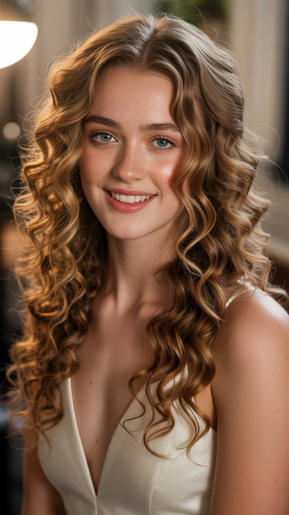  Loose Curls Hairstyles for Prom