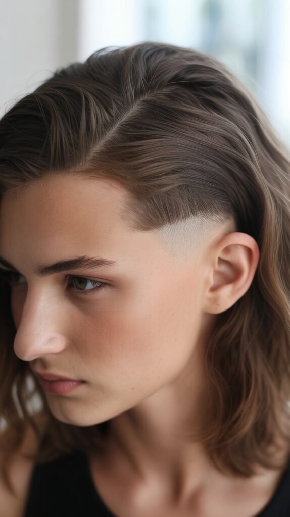 Side Part with an Undercut
