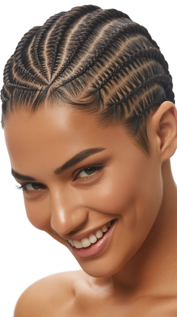 Stitch Braid Hairstyles for Short Hair