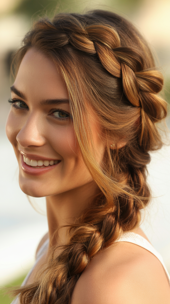 Braided Honey Brown Hairstyles
