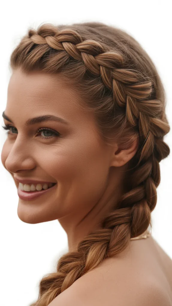 Braided Crown French Hairstyles