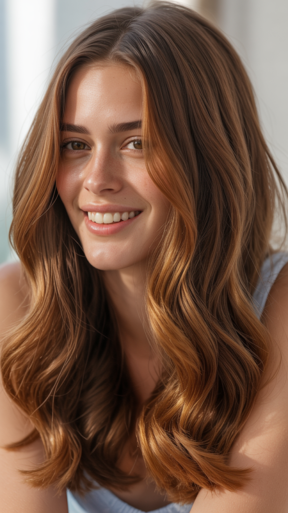 Honey Brown with Caramel Highlights