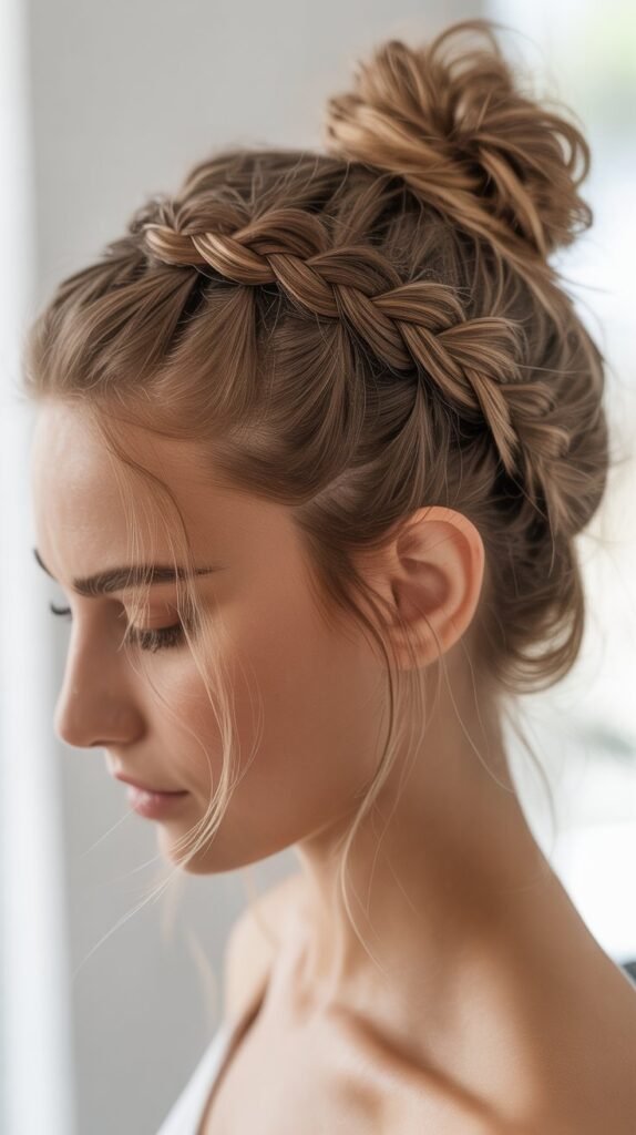 Fishtail Side-Part Braids for a Textured, Chic Look
