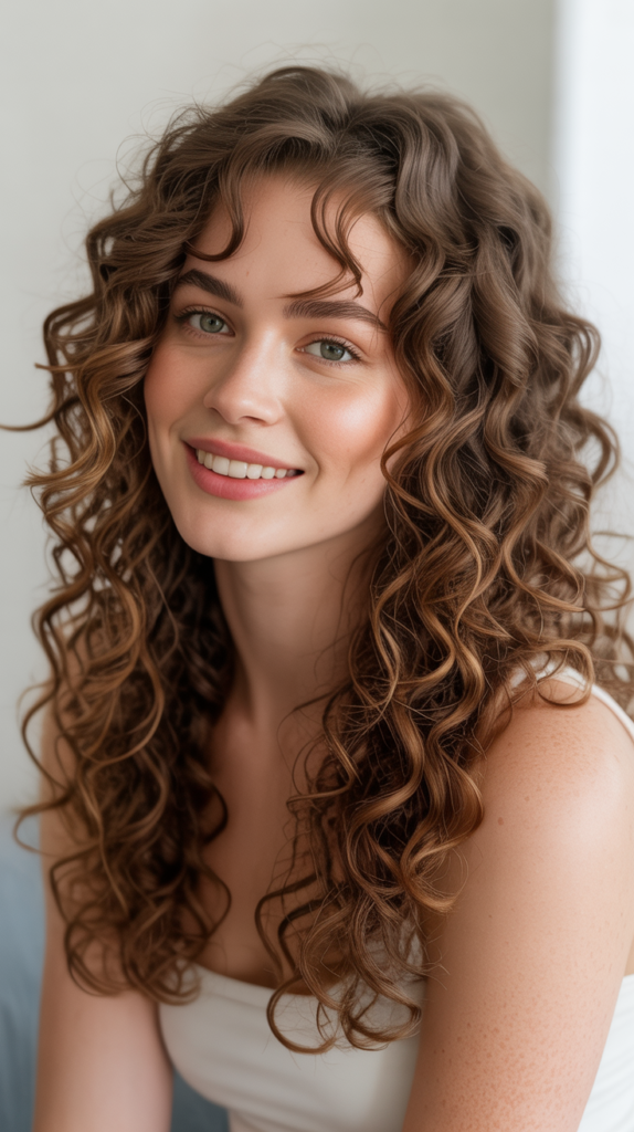 Soft Curls for Long Hair without Using Heat
