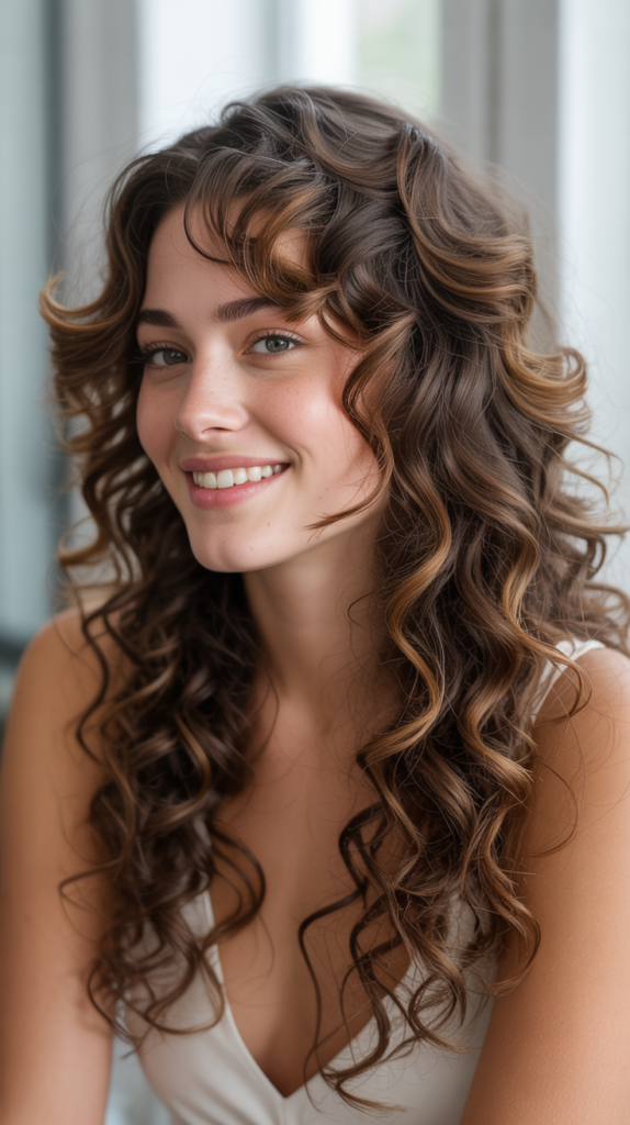 Soft Curls for Long Hair, Casual Updo