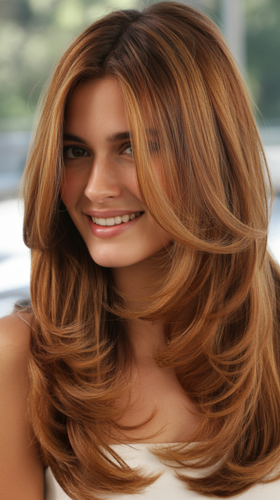 Honey Brown Long Layers