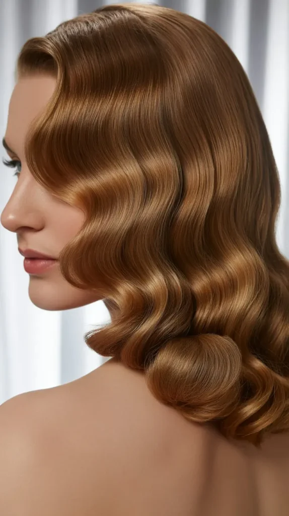 Side Part with Vintage Waves