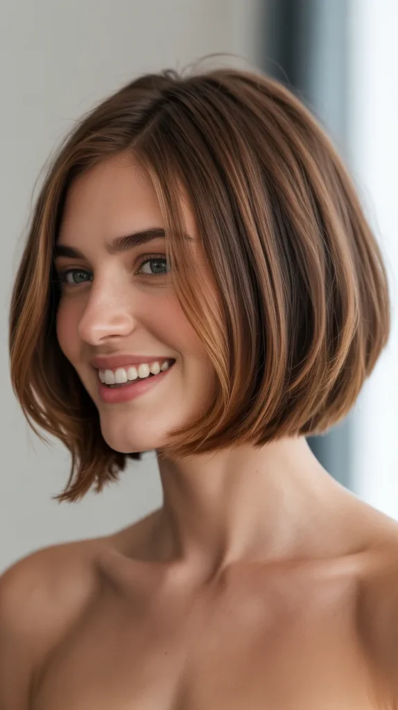 Easy-to-Maintain Short Bob for a Chic Summer Vibe