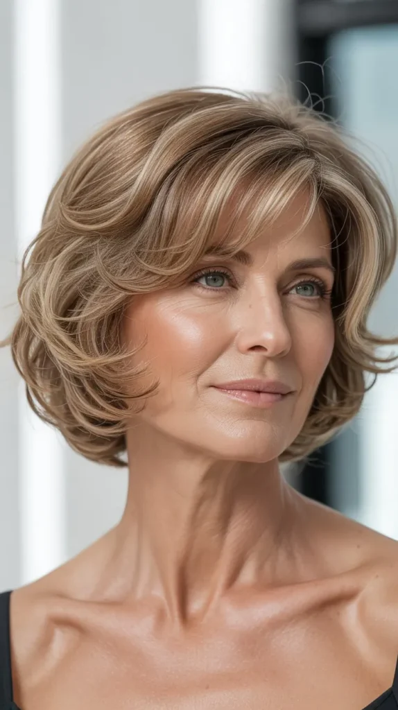 Stylish Curly Bobs for Older Women to Try