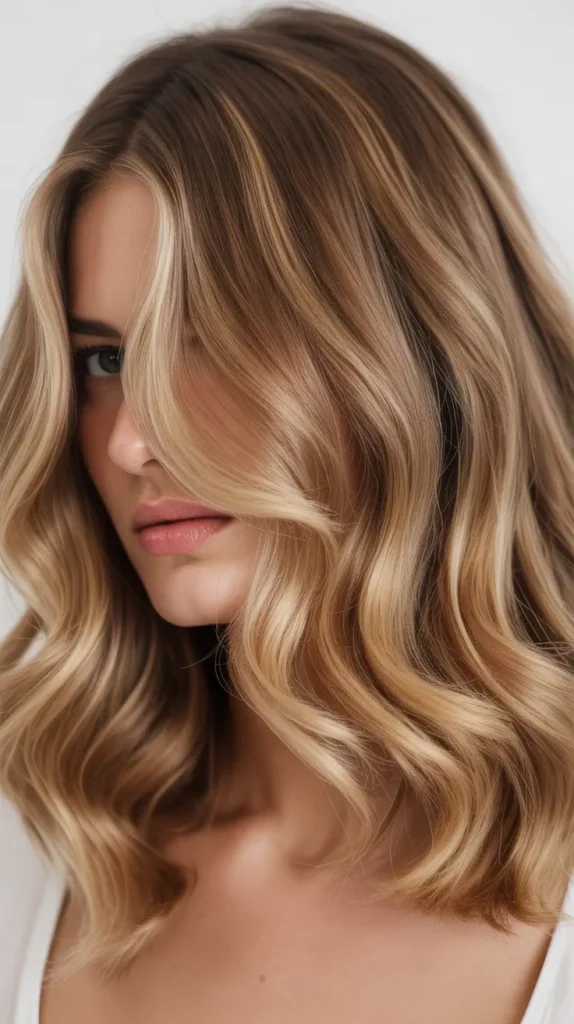 Beautiful Medium Blonde Balayage Hair Color Ideas