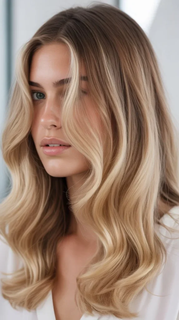 Medium Blonde with Darker Roots