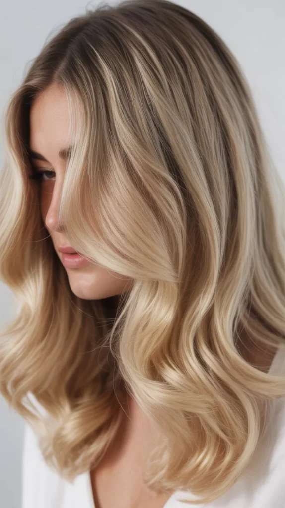 Medium Blonde Color Melt