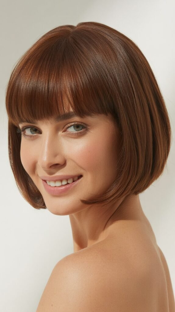 Classic Short Haircuts with Bangs