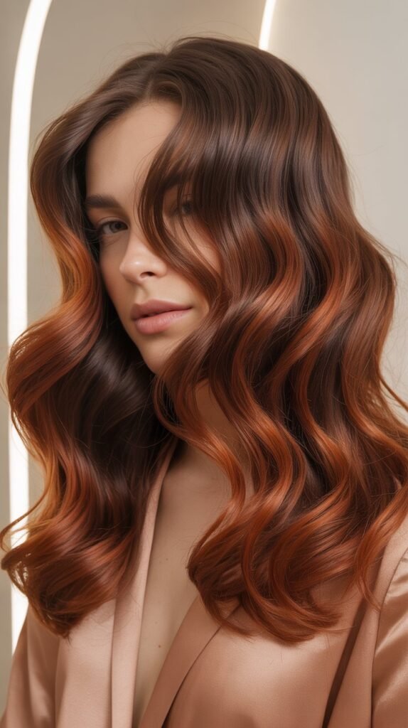 Bold Copper Hair Color Ideas for Brown Hair
