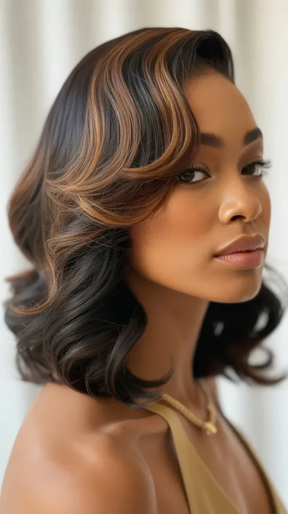 Chic Side-Part Wig Hairstyles for Black Women