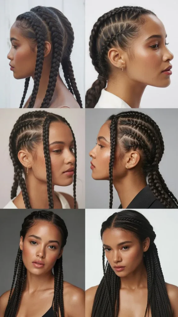 Double-Sided French Braid Hairstyles