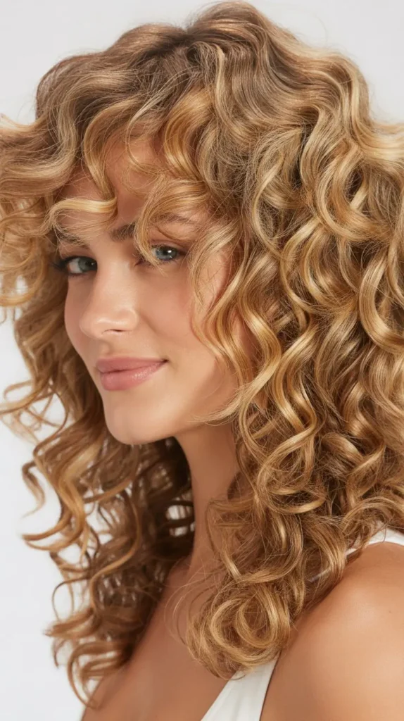  Medium Blonde for Curly Hair