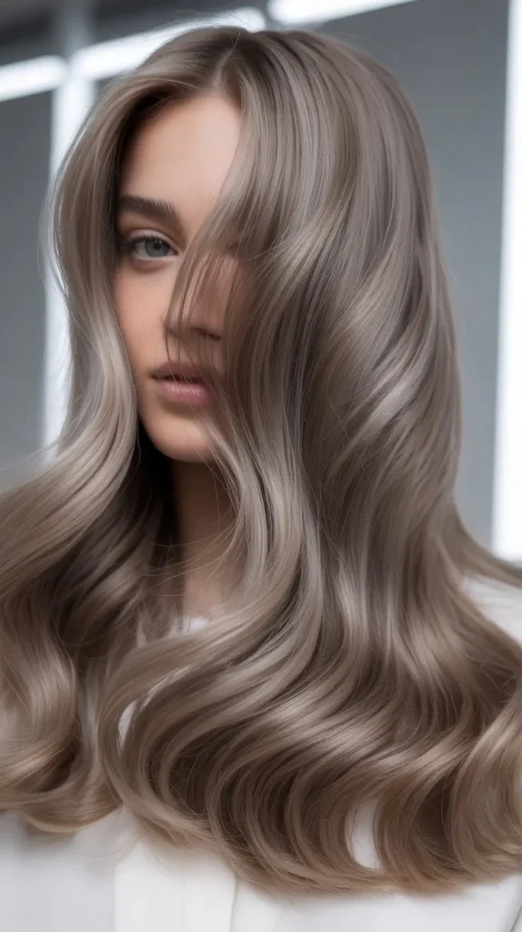 Light Ash Brown with Smoky Grey Undertones