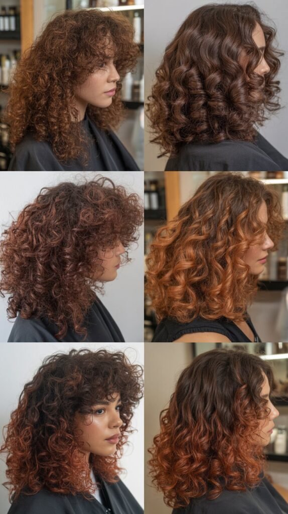  Curly Hair Color Ideas for Brown Hair That Shine