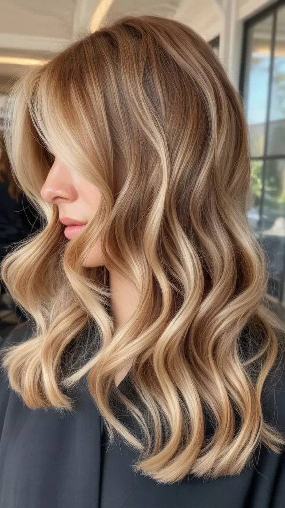 Multi-Tonal Medium Blonde Hair Color Ideas