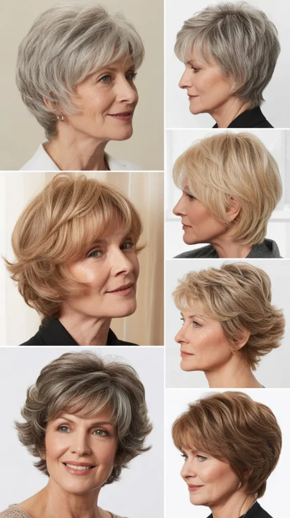  Short Shaggy Hairstyles for Women Over 60