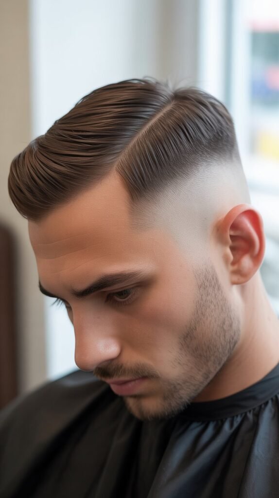 Men's Side Part Low Fade Haircuts