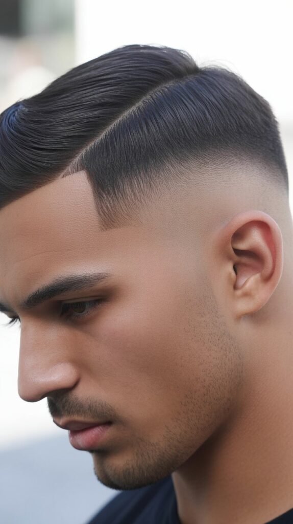 High Fade Side Part Haircuts