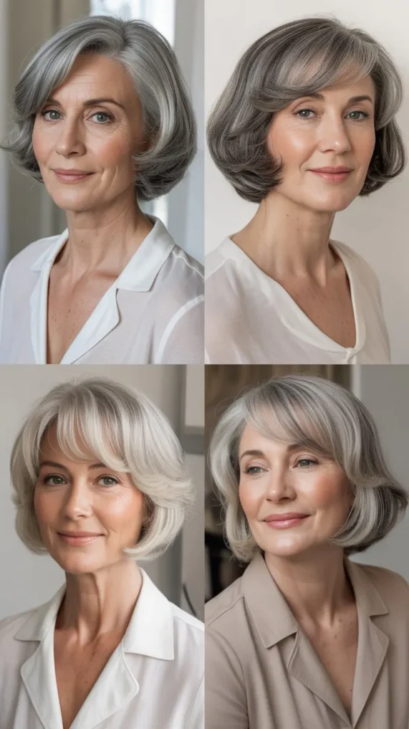 Classic Short Bob Hairstyles for Women Over 60