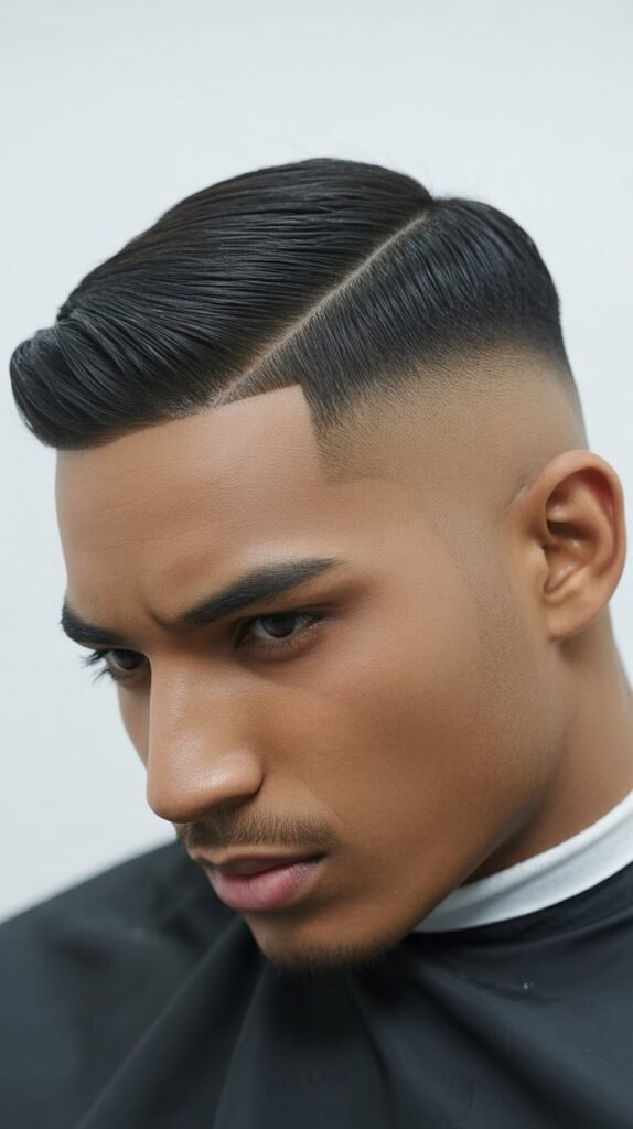 Low Fade Side Part Haircuts