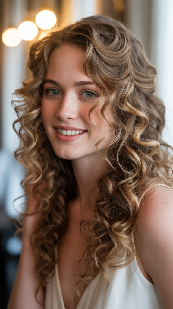 Loose Curls Hairstyles for Weddings