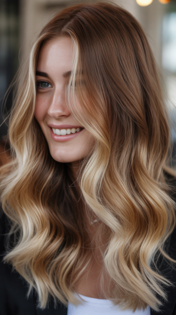 Honey Brown with Ash Blonde Ends