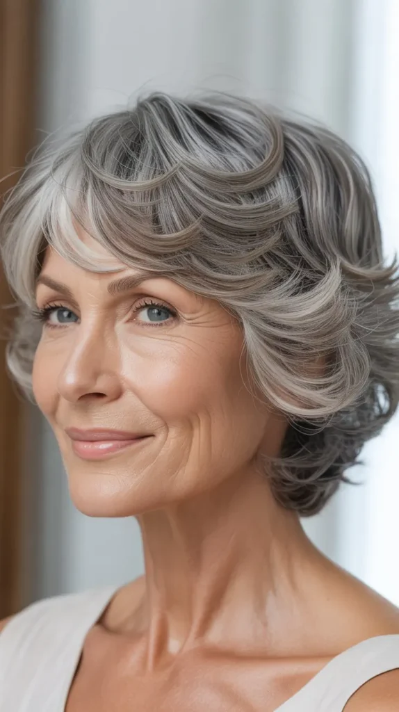 Stunning Layered Short Hairstyles for Women Over 60