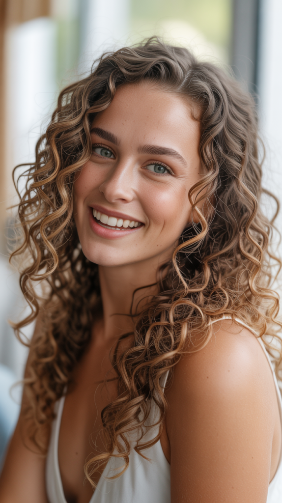 Loose Curls Hairstyles for a Casual Day Out