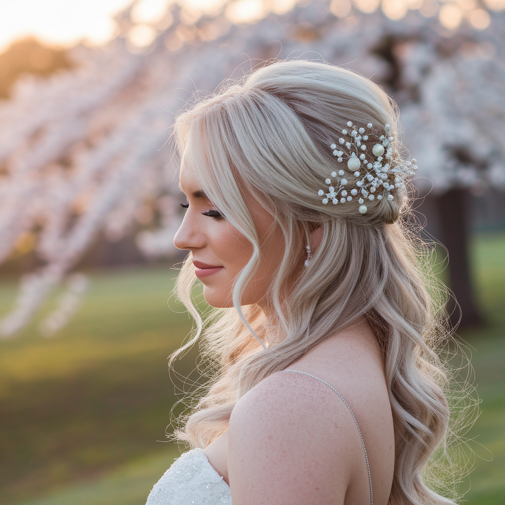 Soft Half-up Half-down Wedding Hairstyles