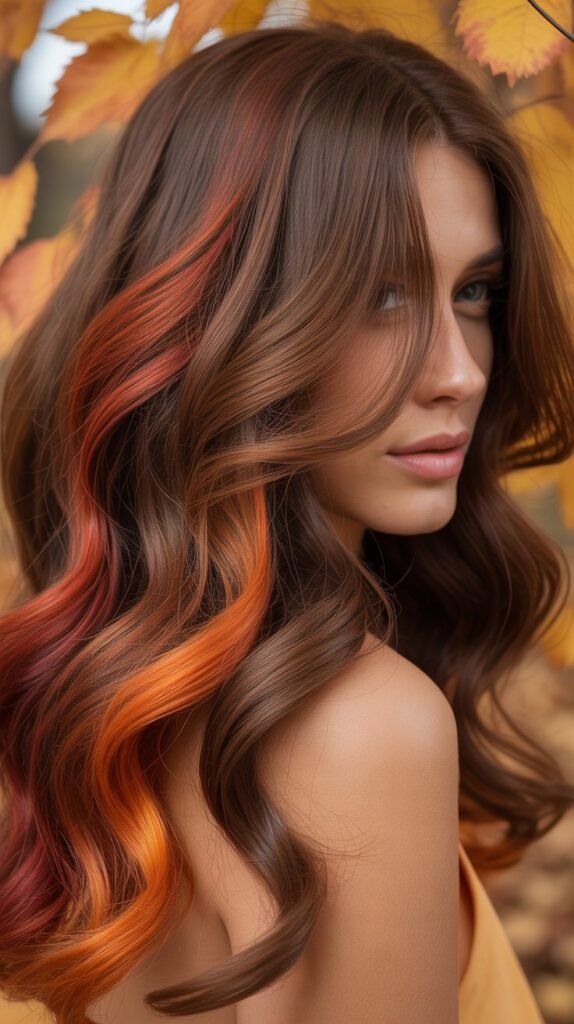 Autumn-Inspired Hair Color Ideas for Brown Hair