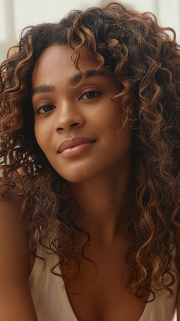 Classic Brown Hair Color Ideas for Black Hair