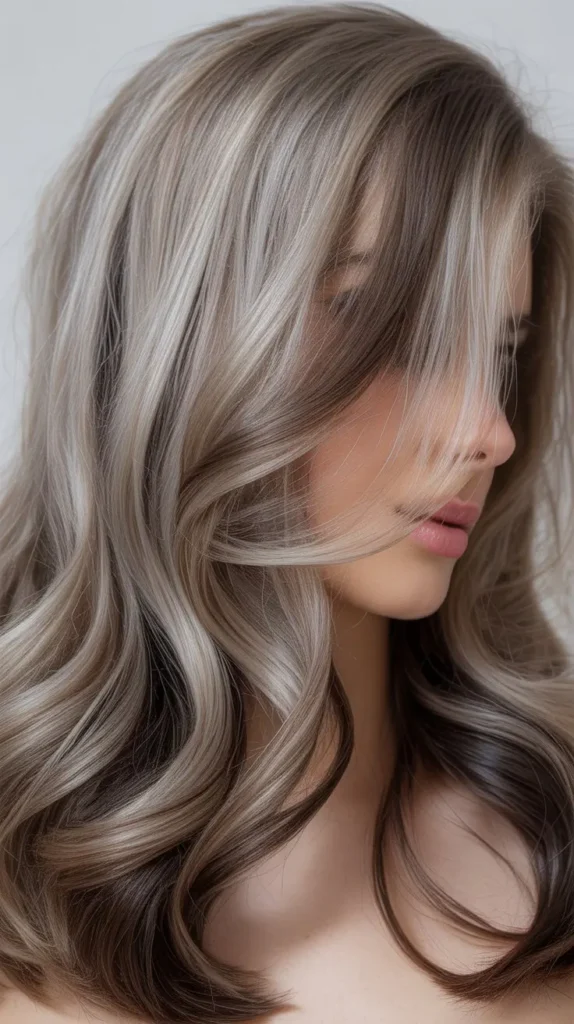 Ash Brown with Dark Chocolate Low Lights