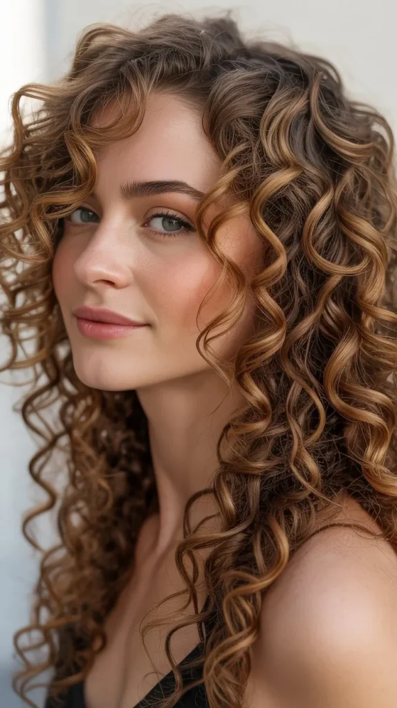 Vibrant Curly Side-Part Wig Hairstyles