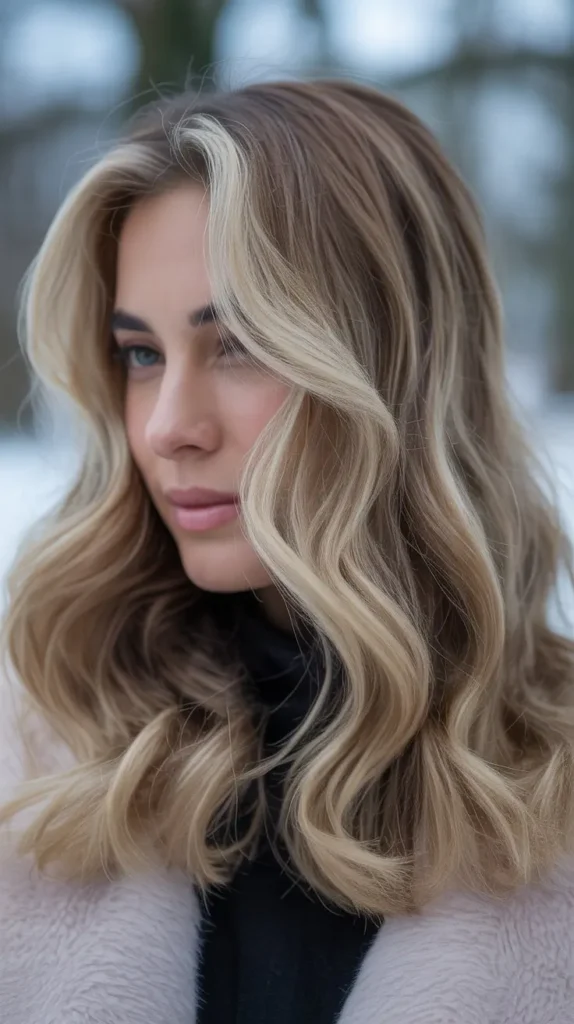 Winter-Inspired Medium Blonde Hair Color Ideas