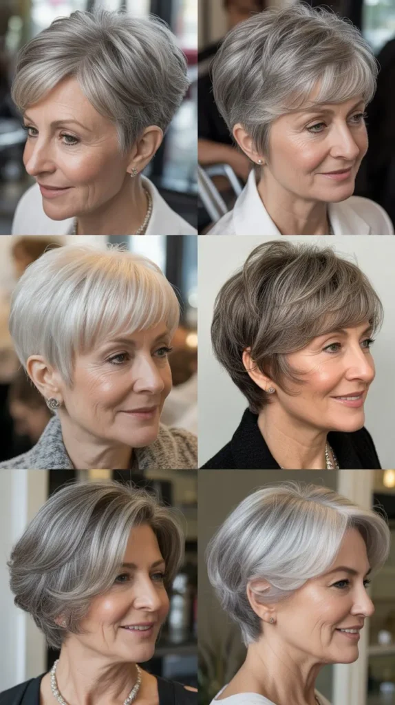 Short Tapered Hairstyles for Women Over 60