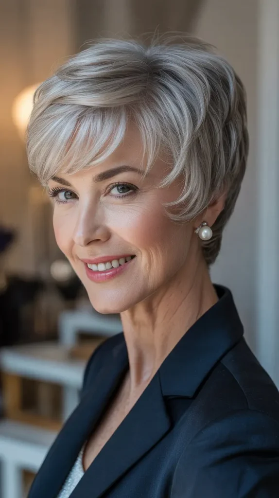 Sophisticated Short Hairstyles for Women Over 60