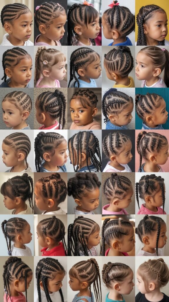 Kids' Feed-In & Knotless Braids