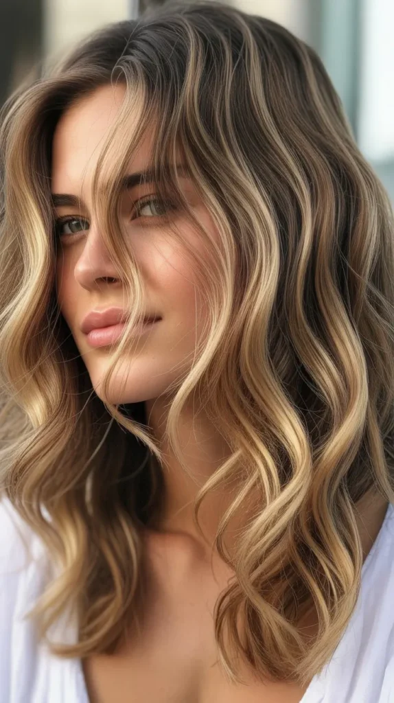 Beachy Waves with a Medium Cut